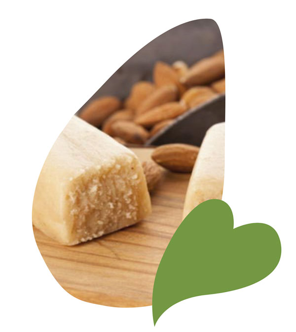 Almond paste marzipan